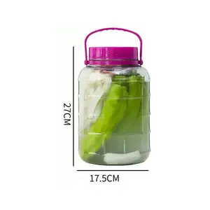 大口泡菜酒杯酒瓶食品级专用玻璃罐3L 5L 10L