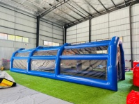 Cage de baseball gonflable géante pour jeux sportifs et entraînement au frappeur