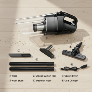 <span class=keywords><strong>Aspirateur</strong></span> à main mini ABS alimenté par batterie avec forte aspiration pour une utilisation en voiture <span class=keywords><strong>et</strong></span> à la maison - Product Image 5