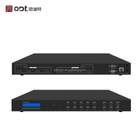 Conmutador de Matriz HDMI 4K30 4x4 con Soporte EDID, Conmutadores de Matriz de Video HD Multimedia con Separación de Audio y Control RS232/LAN