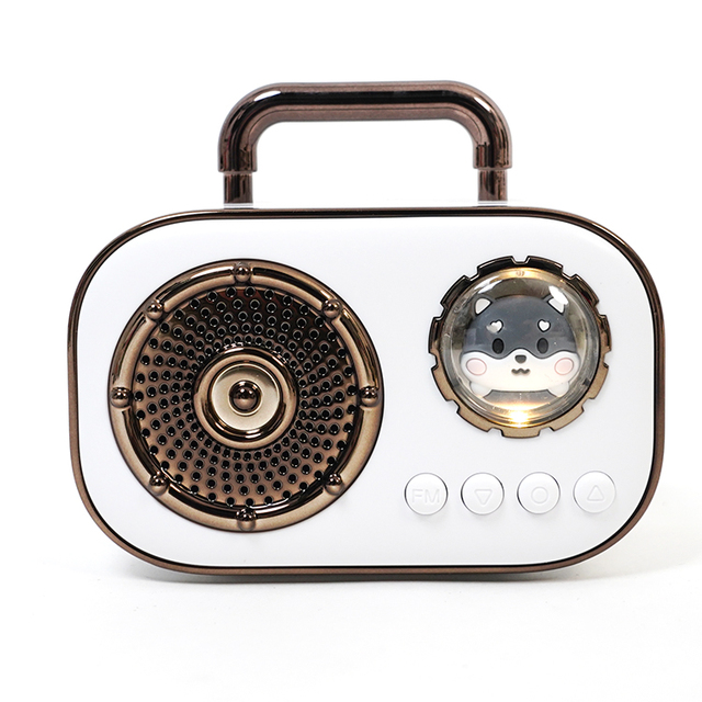 Cut Shape Portable Speaker Cartoon Shaped for Kids High Sound Quality Portable Stereo Handle MP3 Speaker Music Player