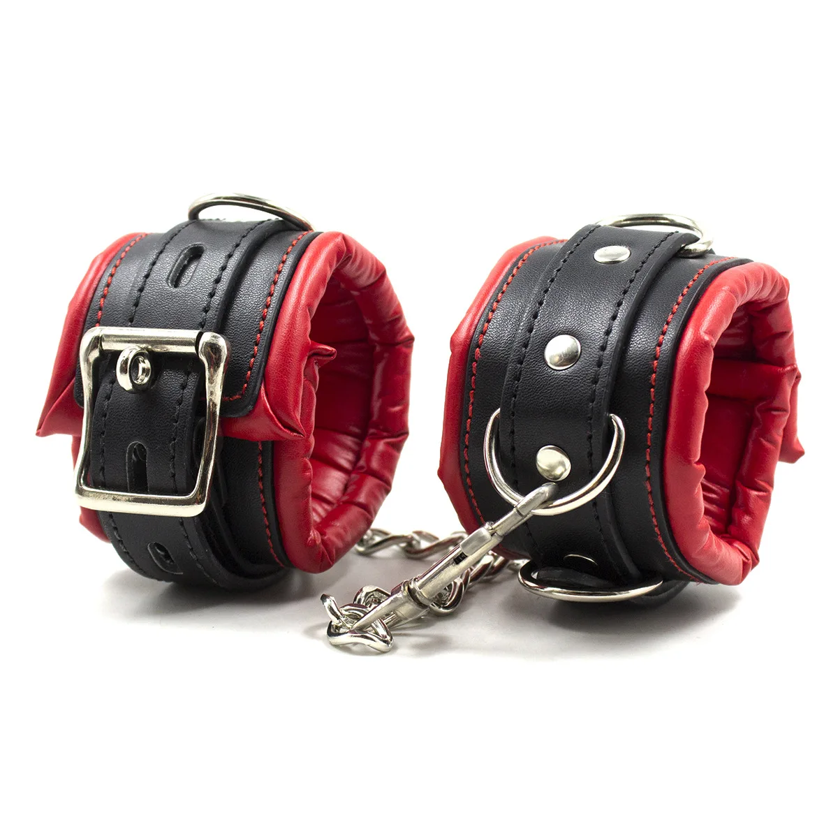 High Quality Bdsm Toys Leather Bondage Handcuff Slave Bdsm Wrist Cuffs For Hands And Feet