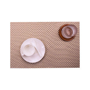 Posavasos Aislante Hueco Ecológico Impermeable <span class=keywords><strong>de</strong></span> Nuevo Diseño, Decoración <span class=keywords><strong>Individual</strong></span> <span class=keywords><strong>de</strong></span> 30x45cm, <span class=keywords><strong>PVC</strong></span> Dorado <span class=keywords><strong>de</strong></span> Lujo Contemporáneo - Product Image 5