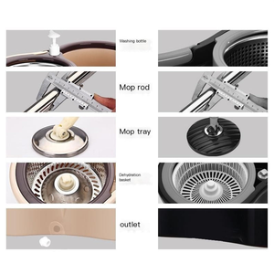 Household Product <b>Mop</b> Bucket <b>Mops</b> Cleaning Floor Twist <b>Mop</b> With Spin Bucket - Product Image 6