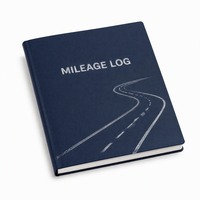 Carnet de bord personnalisé pour le suivi des trajets et l'enregistrement du kilométrage des véhicules, destiné aux conducteurs, aux petites entreprises et aux flottes