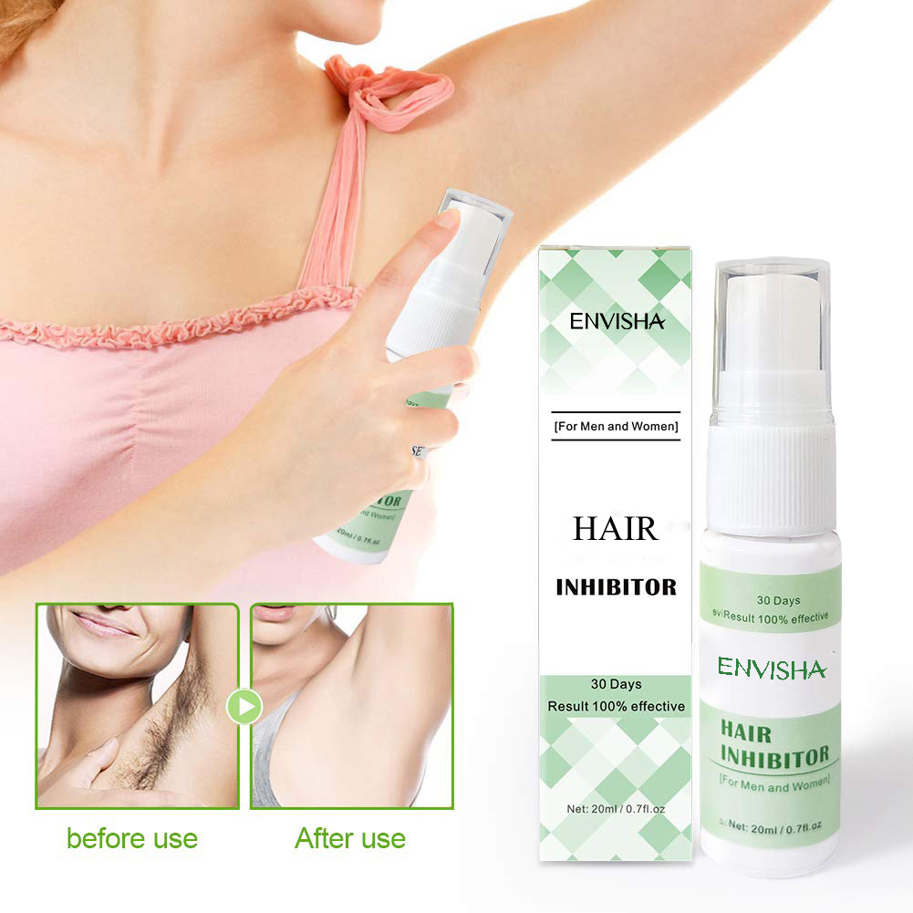 Оптовая продажа, частная этикетка, спрей для безболезненного удаления волос на постоянной основе для женщин и мужчин, спрей для депрессии волос на гладкой коже