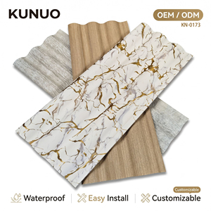 Panneau mural PS facile <span class=keywords><strong>à</strong></span> installer, rénovation DIY, panneau <span class=keywords><strong>à</strong></span> lattes en <span class=keywords><strong>polystyrène</strong></span> léger, panneau décoratif intérieur <span class=keywords><strong>à</strong></span> lattes pour appartement - Product Image 1