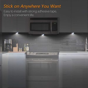 Offre Spéciale Intérieur 3 Couleurs Cuisine Push Light <span class=keywords><strong>Led</strong></span> Night Lamp Puck Lights <span class=keywords><strong>avec</strong></span> Télécommande - Product Image 2