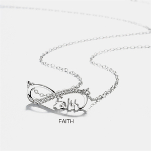 Lettres personnalisées Nom 925 Sterling Silver Fashion Infinity Shape Pendentif <span class=keywords><strong>Collier</strong></span> Pour Femmes Cadeaux - Product Image 5