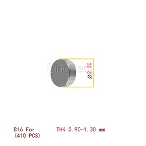 <span class=keywords><strong>Berserk</strong></span> - Juego de 410 Espaciadores Ajustables B16 para Inyectores Diésel THK de 0.90-1.30 mm - Product Image 6