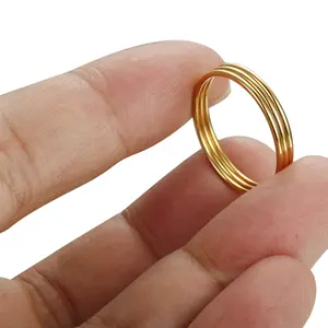 Anéis de ouro liso empilháveis 3 pçs, anéis de 1mm/2mm/3 mm14k, anéis de ouro fino empilhável para mulheres e meninas anel de prata/ouro rosa liso