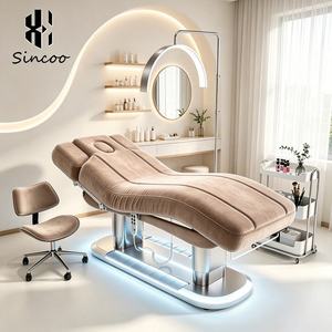 Table de massage chauffante de haute qualité pour spa, lit vibrant pour salon de beauté, chaise médicale, lit pour soins du visage et des cils, table de massage électrique - Product Image 1