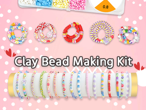 Set Completo di Perline WingArt Personalizzabili per Creazione di Gioielli, Kit Colorato Fai-da-Te per Bambini con Perline Acriliche e Ciondoli - Product Image 5