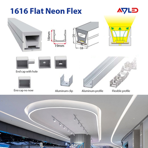 IP67 16*16mm Flexible Silicone Soft Lamp <b>Tube</b> Neon <b>LED</b> Strip <b>Light</b> 126leds/m SMD2835 CRI90 Yacht Marine Cabin Interior Lighting - Product Image 5