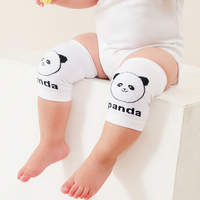 Rodilleras personalizadas para niños, protector de punto de algodón transpirable para gatear en primavera