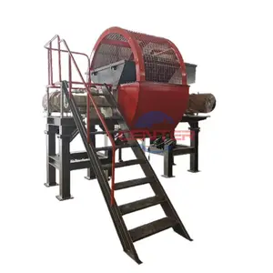 Customized Tire-Recycling-Line Waste Rubber Tyre Shredders Machine Crushing Equipment