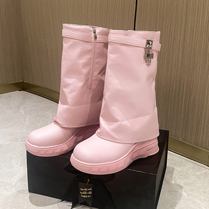 Stivali Shark per Donna a Prezzo di Fabbrica, Alla Moda e Resistenti, Botas <span class=keywords><strong>Para</strong></span> Mujer, <span class=keywords><strong>Stivaletti</strong></span> in Pelle <span class=keywords><strong>con</strong></span> Ammortizzatore - Product Image 1