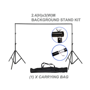 Hoàn thành thiết lập <span class=keywords><strong>studio</strong></span> ảnh 2.4x3m: hộp mềm, chân đế có thể điều chỉnh, Bộ đèn chiếu sáng liên tục - Product Image 3