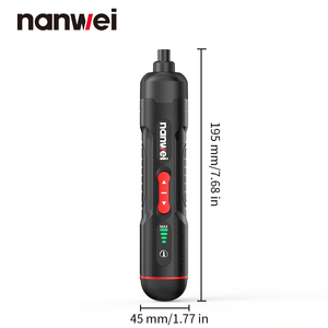مثقاب كهربائي لاسلكي محمول <span class=keywords><strong>12V</strong></span> NANWEI قابل لإعادة الشحن يدويًا ببطارية صغيرة - Product Image 5