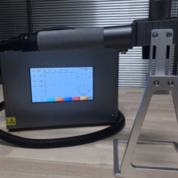 Machine de marquage laser à fibre portative à refroidissement par air, vente directe usine, pour gravure sur métal, idéale pour les petites entreprises