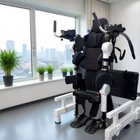 Exosquelette robotique |   Exosquelette robotique pour membres inférieurs |   Support pour les articulations du genou, de la cheville et de la hanche |   Système de rééducation des jambes complètes