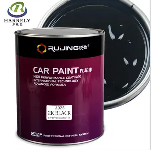 2K negro brillante pintura de reacabado automático pintura acrílica en aerosol fabricación de pintura para automóviles