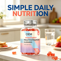 Multivitamines en Gummies Saveur Fraise Naturelle Bien-être Quotidien 120 Gummies Complément Alimentaire