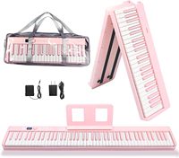 Wholesale 88 Weighted Keys Portable Foldable Electronic Piano Semi-Weighted Electric Piano