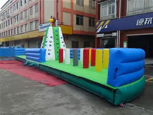 90m Direct Factory Sale Inflatable Inflatable Obstacle Course Run Rides Inflatable Bounce Sport Game Outdoor Events And Rentals