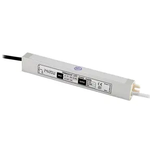 40w IP67 Controlador LED CE ROHS aprobado, adaptador ac dc 110/220v dc 12v 24v led fuente de alimentación