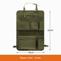 Sac de rangement tactique imperméable et personnalisable pour dossier de siège de voiture, idéal pour le camping et les accessoires de véhicule transfrontaliers