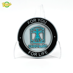 La mejor calidad de fundición a presión irregule la superficie de acero antimanchas, moneda de desafío, equilibrio de peso, monedas antiguas - Product Image 3