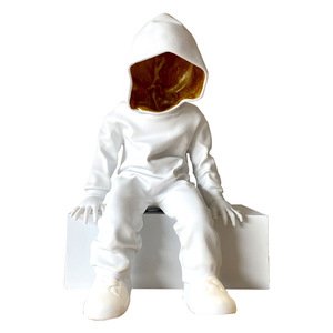 Scultura Astratta Moderna di Lusso Leggero: Ragazzo Misterioso per Ingresso Ufficio, Hall o Regalo d'Arte - Product Image 1