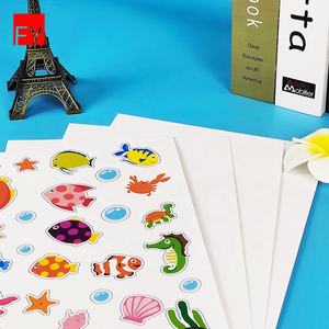 Sıcak satış Fanyi parlak fotoğraf kağıtları özel temizle şeffaf yıldız levha mürekkep püskürtmeli holografik Sticker kağıt - Product Image 6