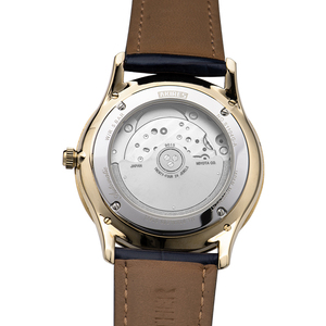 Akires orologio da polso meccanico Vintage retrò di alta qualità 5 BAR Design semplice in vetro zaffiro analogico in pelle giapponese MIYOTA - Product Image 4