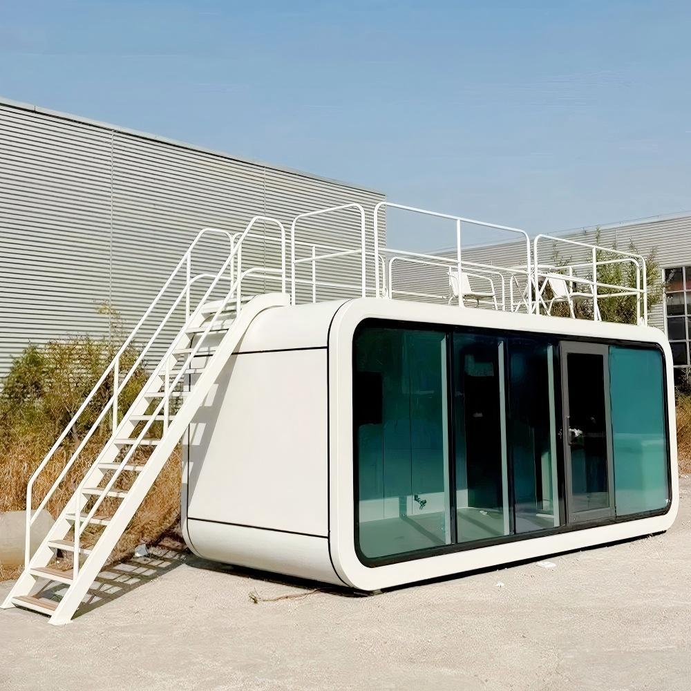 Hotsale China Prefab Container House Space House Capsule Luxury Light Mobile Resort Hotel Portable Mobile House 1
