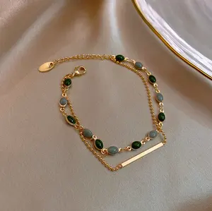 Оптовая продажа, Роскошные позолоченные женские модные браслеты с оригинальным дизайном, регулируемые браслеты во французском стиле