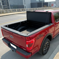 Cubierta de Tonneau para camioneta KSCPRO de perfil bajo y triple pliegue duro de alta calidad para Ford F150 de 2009 a 2025