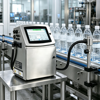 Imprimante jet d'encre à petits caractères DOCOD CIJ V2000 pour l'impression en lot et le codage de date sur les emballages de bouteilles de boissons