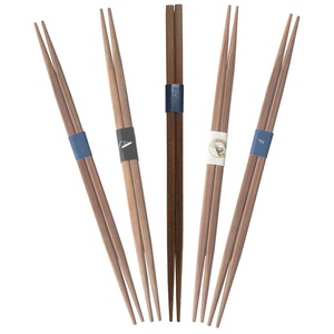 One Point Paper Band Japanese Korean <strong>Chopsticks</strong> Print Logo <strong>Disposable</strong> Bamboo Sushi <strong>Chopsticks</strong> In Paper Packing - Product Image 4