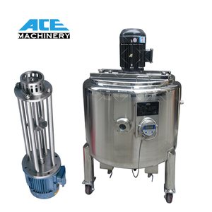 Agitateur de réservoir de mélange de liquides en acier inoxydable 10T pour l'industrie, 220V, pour détergents et cosmétiques, avec homogénéisateur à pales - Product Image 4