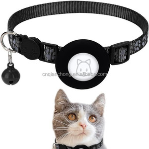 Collares Reflectantes para Mascotas, Duraderos, Multicolores, Ajustables, de Entrenamiento Táctico, para Gatos, con Patrón Sólido, Impermeables, Acolchados, con Campana - Product Image 2