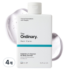 4% Cleanset Audio per la cena per il corpo e i capelli 4 pz 240ml sconto per Shampoo e lavaggio - Product Image 1