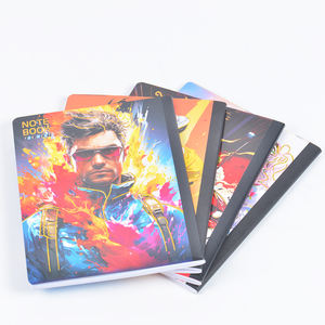 Cuaderno de Ejercicios con Impresión Colorida en Oferta, Cubierta con Diseño de Estrella de Fútbol, Papel para Aprender Francés, Color Personalizado, Encuadernación Cosida - Product Image 4