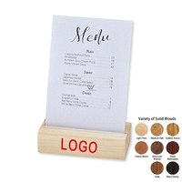 Porte-photo de mariage écologique Carte en bois fait à la main Artisanat en bois Table en bois Menu Photos Porte-carte photo