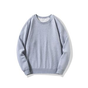 Sudadera Oversize de Cuello Redondo, Suéter Liso de Algodón con Logo Impreso, Sudadera para Hombre con Bordado Personalizado - Product Image 4