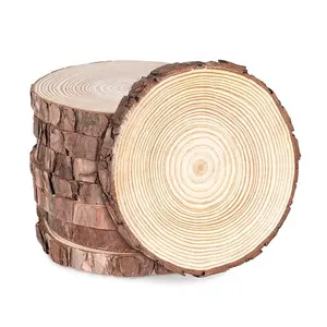 Piles en bois retraitables mariage noël ornements en bois exquis projets de bricolage bois naturel