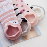 Vente en gros de nombreux modèles de chaussettes à oreilles d'animaux mignons pour filles Cartoon pour dame coton pour femmes