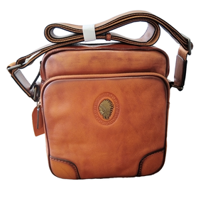 Borsa da viaggio per affari a spalla singola con zaino in <span class=keywords><strong>pelle</strong></span> Casual da <span class=keywords><strong>uomo</strong></span> di tendenza 2025 stile alla moda con cinturino per il trasporto a mano - Product Image 1