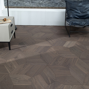 Suelo de Parqué de Nogal Negro Multicapa de Bajo Mantenimiento, Grado E0 E1 FSC ABC de 18 mm y 15 mm, con Sistema T&G, para Clubes - Product Image 1